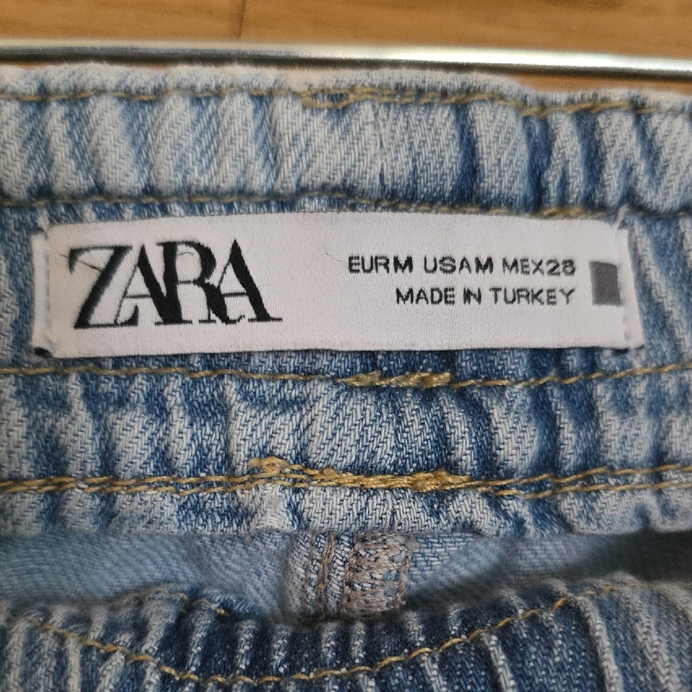 Zara Casual Light‎ Blue Denim Joggers - Medium - Picture 2 of 5